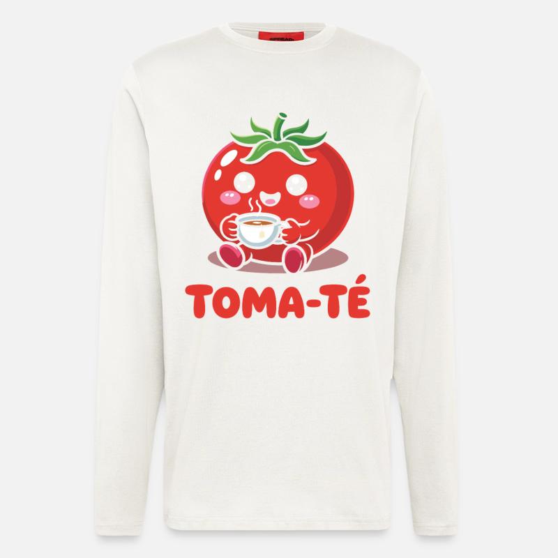 Lustige Spanischlehrerin der Maestra-Schule - Langarmshirt - made by SPREAD  - OFF WHITE