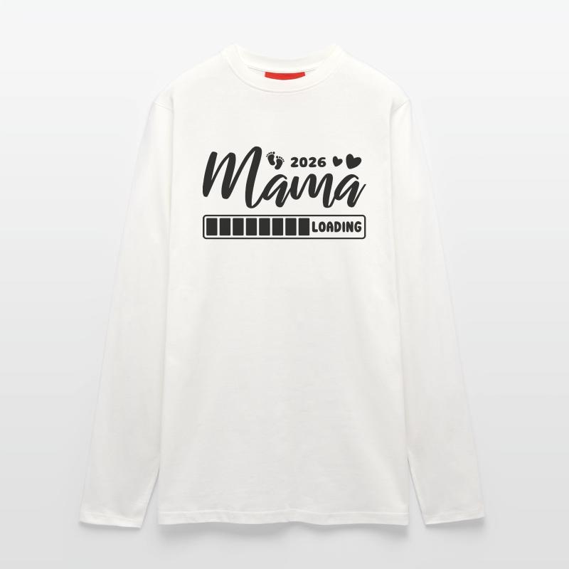 Mama 2026 loading - Schwangerschaft - Geschenk Langarmshirt - made by SPREAD 