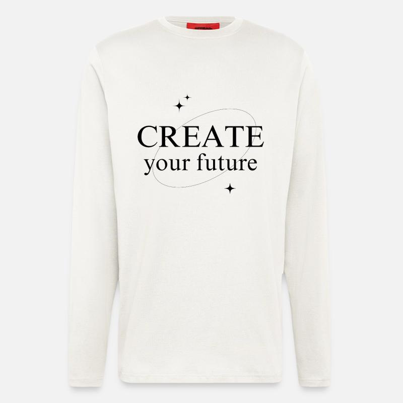 Create Your Future - Langarmshirt - made by SPREAD  - OFF WHITE