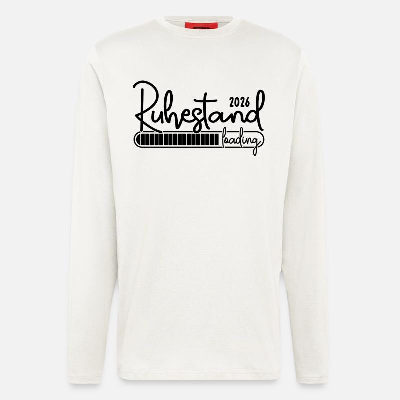 Retirement 2026 Loading Pension 2026 - Longsleeve - made by SPREAD  - OFF WHITE