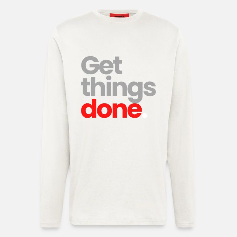 Get Things Done - Langarmshirt - made by SPREAD  - OFF WHITE