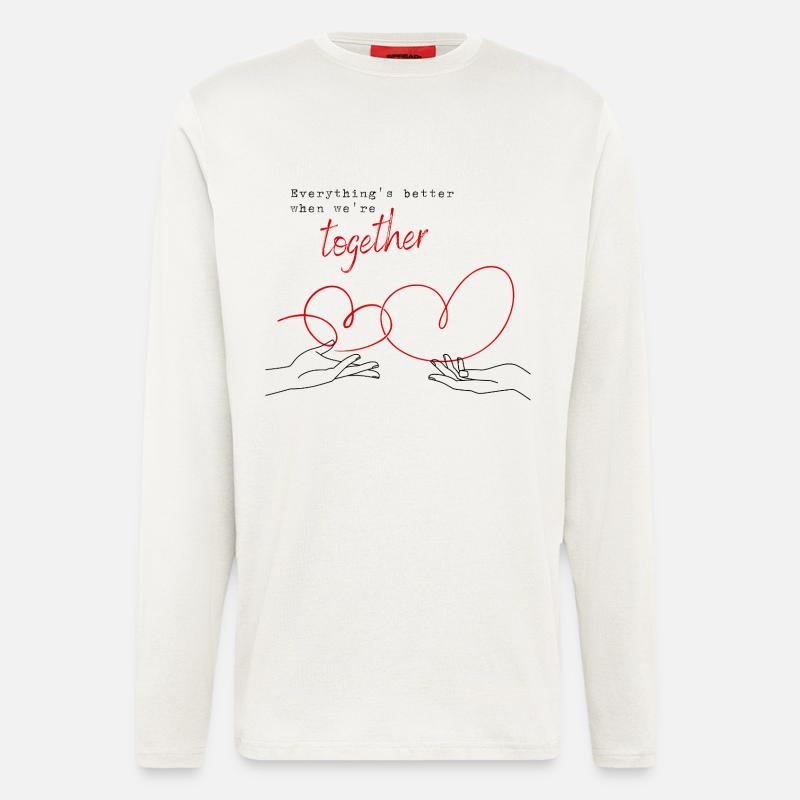 Everything's Better When We're Together - Longsleeve - made by SPREAD  - OFF WHITE