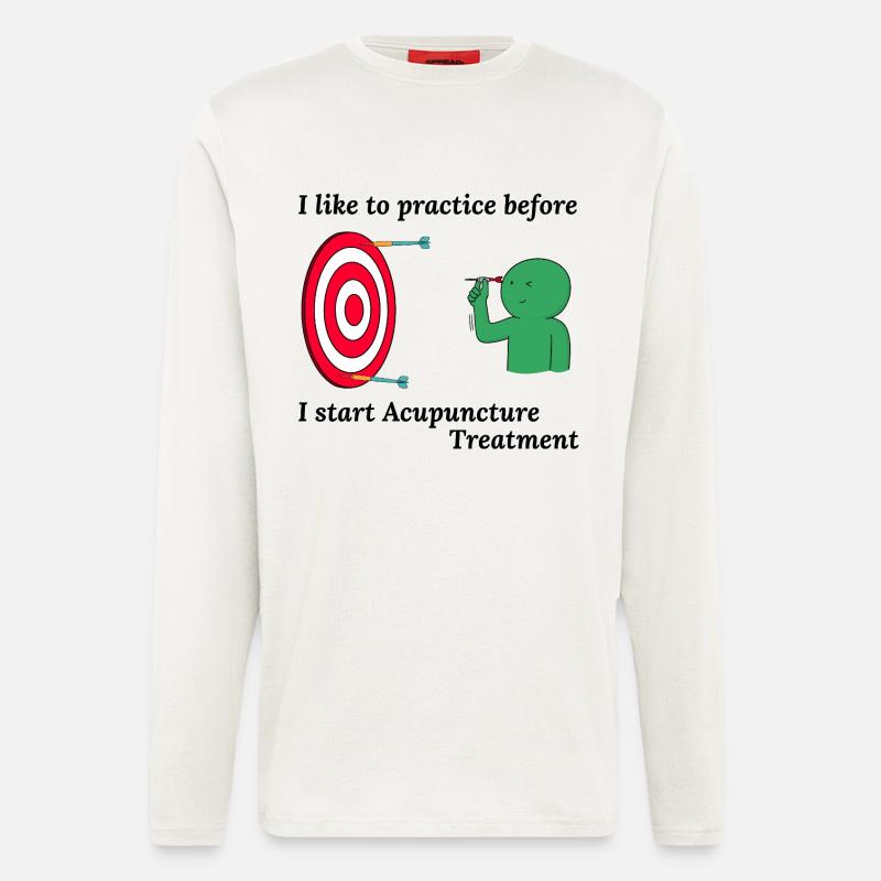 Licensed TCM Practitioner Expert Skilled - Longsleeve - made by SPREAD  - OFF WHITE