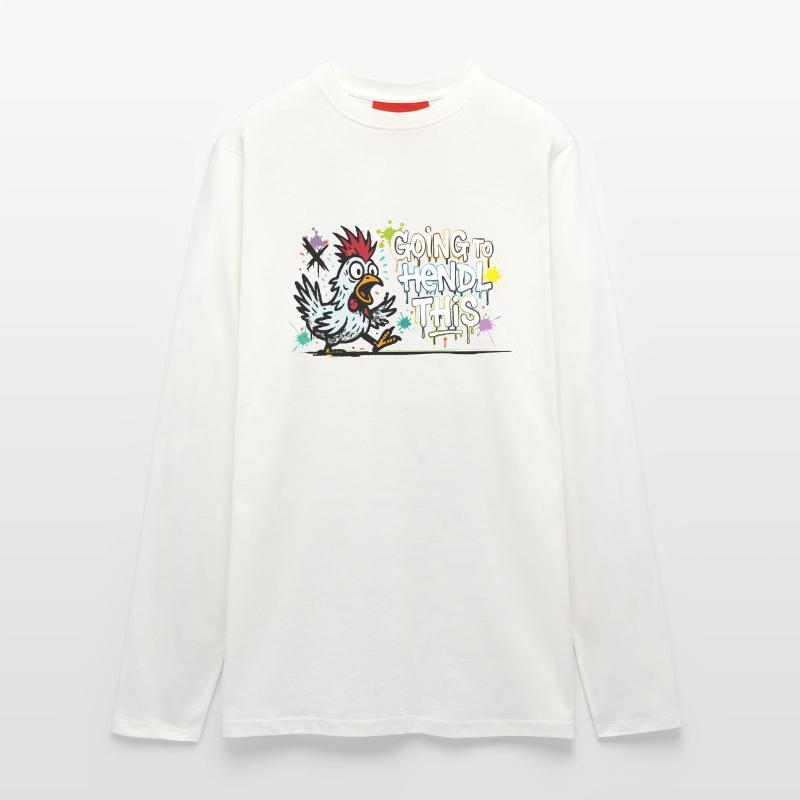 Going to Hendl This Graffiti Denglisch Spruch Longsleeve - made by SPREAD 