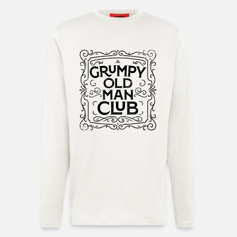 Grumpy Old Man Club - Langarmshirt - made by SPREAD  - OFF WHITE