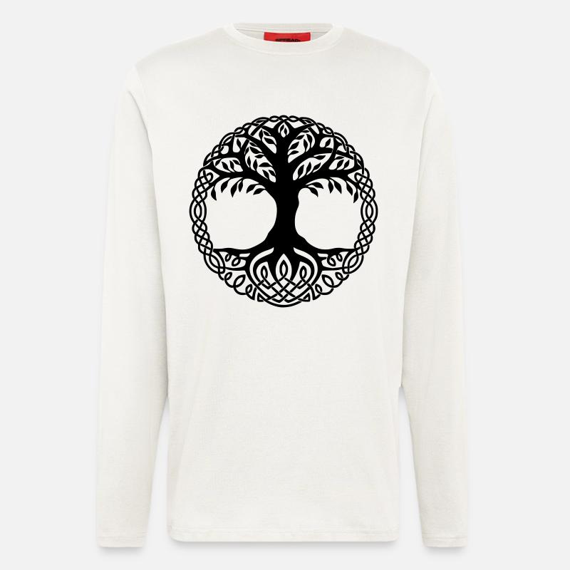 Baum des Lebens - Langarmshirt - made by SPREAD  - OFF WHITE