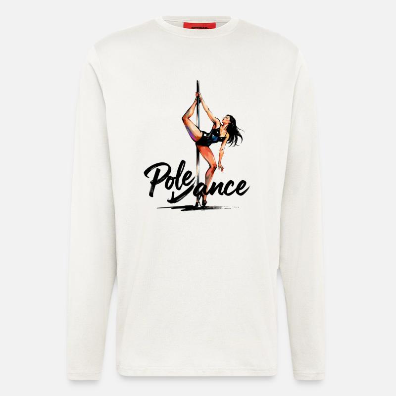 Pole Dance Pole Dancer Aesthetic Gift - Longsleeve - made by SPREAD  - OFF WHITE