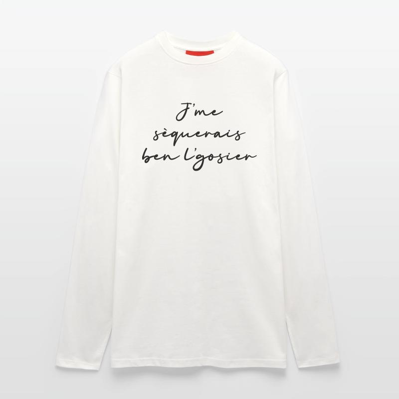 Mi succhierei la gola Maglia a maniche lunghe ecologica casual Made in UE