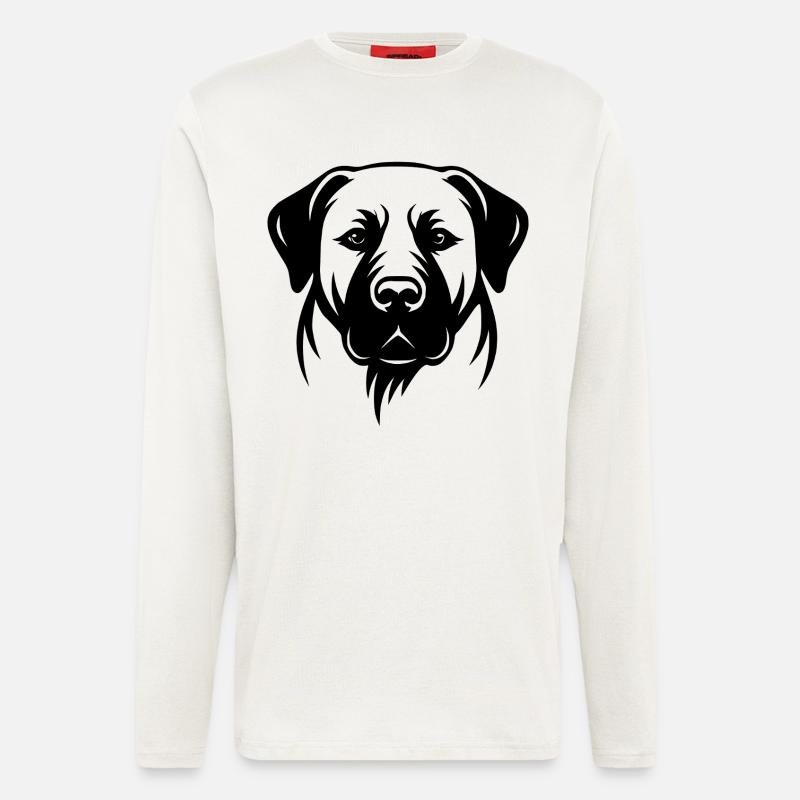 Kangal Anatolischer Schäferhund - Langarmshirt - made by SPREAD  - OFF WHITE