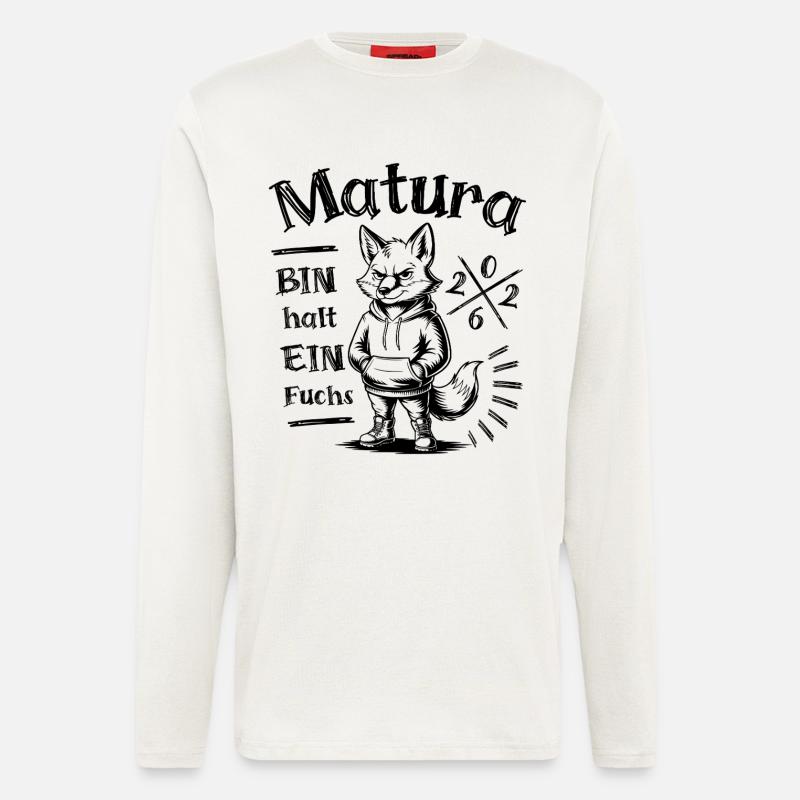 Matura 2026 - I'm just a fox - Longsleeve - made by SPREAD  - OFF WHITE
