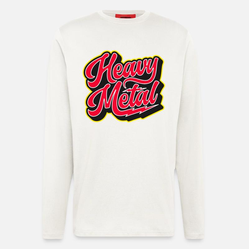 Heavy Metal Bold 3D Script - Longsleeve - made by SPREAD  - OFF WHITE