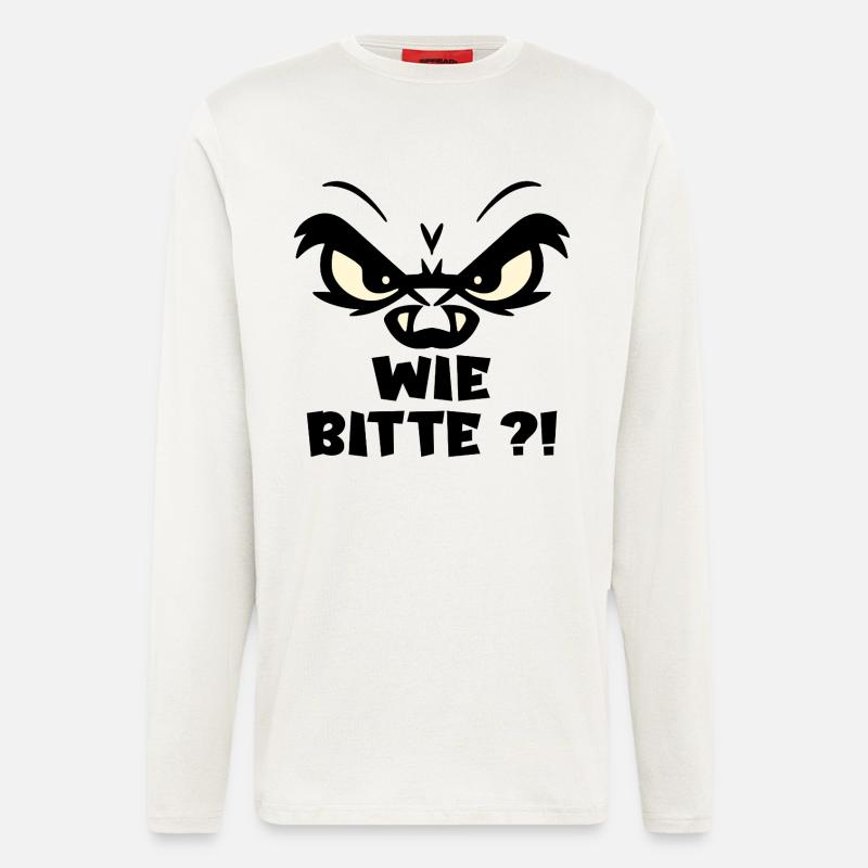 Comme je vous en prie d’exprimer - Manches longues bio décontracté fabriqué en UE - OFF WHITE