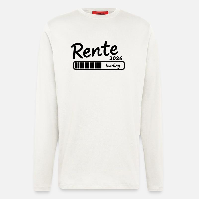 Rente 2026 loading Endlich Ruhestand - Langarmshirt - made by SPREAD  - OFF WHITE