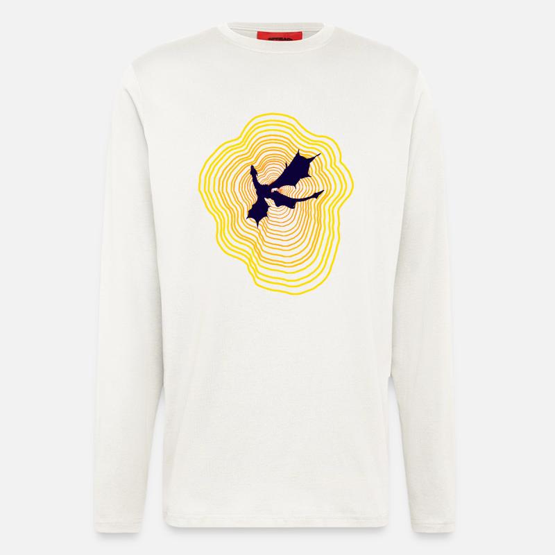 Goldener Ausbruch - Langarmshirt - made by SPREAD  - OFF WHITE