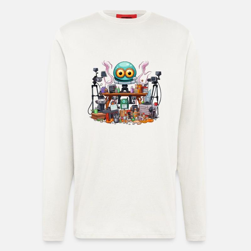 Creative Gadget Workshop Alien - Longsleeve - made by SPREAD  - OFF WHITE