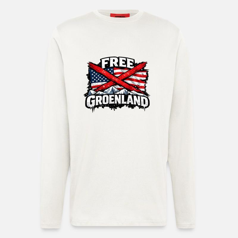 FREIES GRÖNLAND - Langarmshirt - made by SPREAD  - OFF WHITE