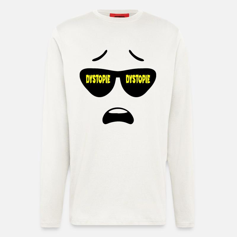 Facial Expression Dystopia Future - Longsleeve - made by SPREAD  - OFF WHITE