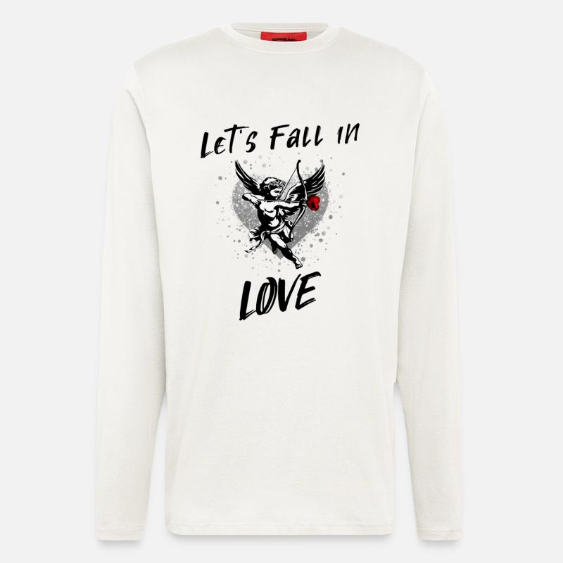 Lets fall in Love - Langarmshirt - made by SPREAD  - OFF WHITE