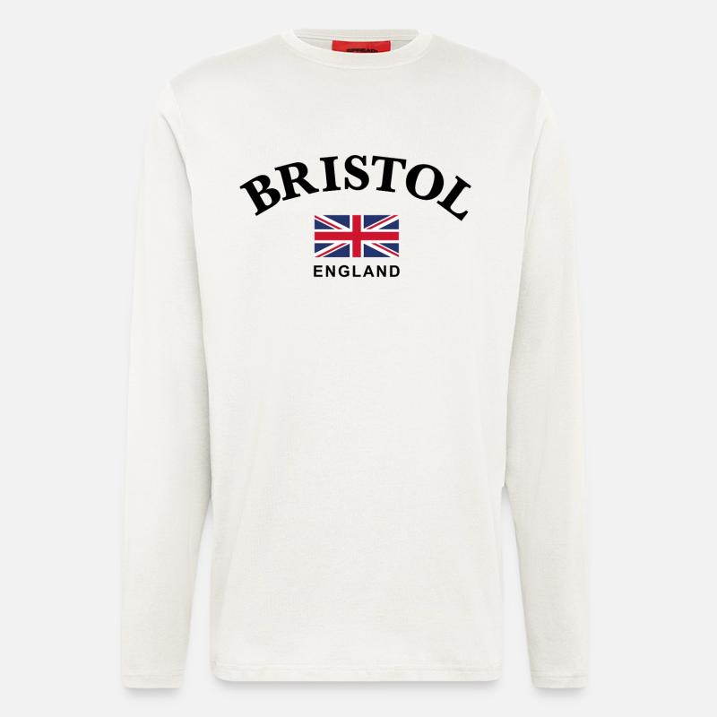 Bristol, England - Langarmshirt - made by SPREAD  - OFF WHITE