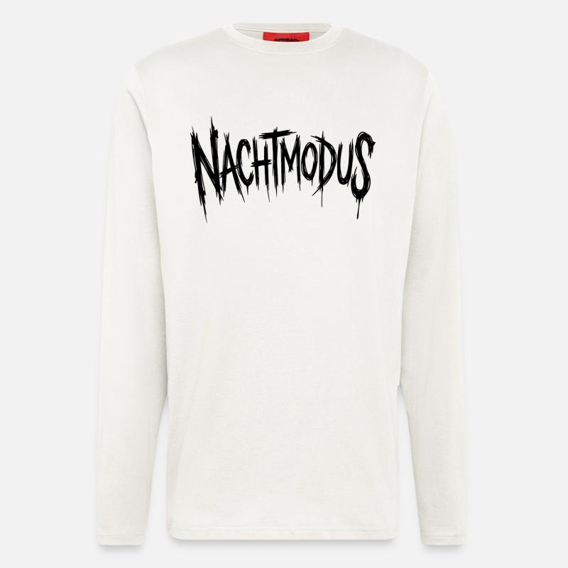 Nachtmodus - Langarmshirt - made by SPREAD  - OFF WHITE