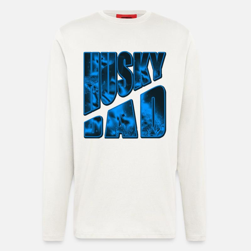Husky Bad Neon Eisdesign - Langarmshirt - made by SPREAD  - OFF WHITE