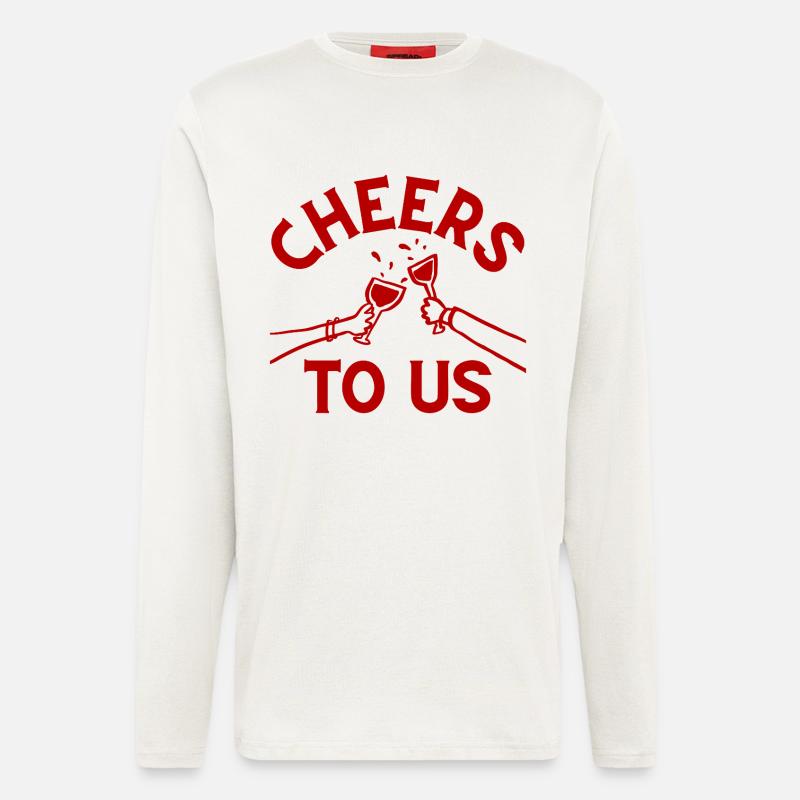 Cheers Celebration Design - Longsleeve - made by SPREAD  - OFF WHITE