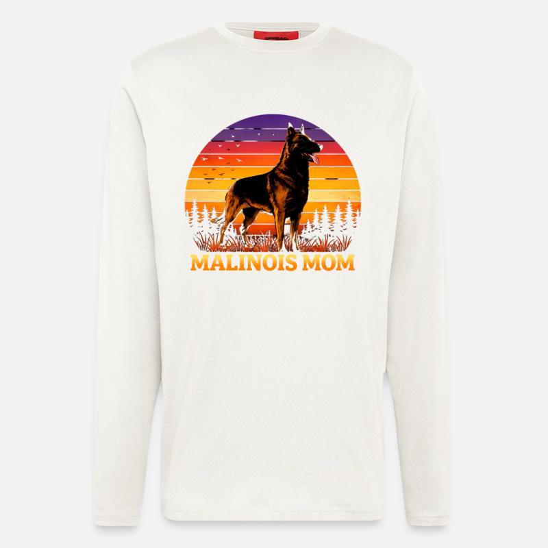 Malinois Mom - Langarmshirt - made by SPREAD  - OFF WHITE