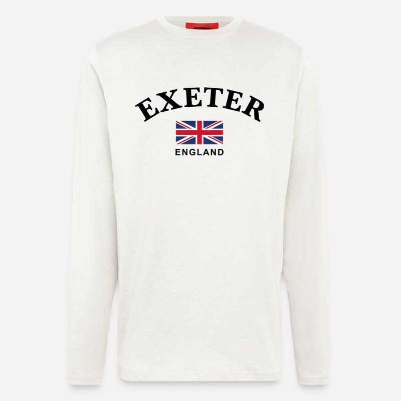 Exeter, England - Langarmshirt - made by SPREAD  - OFF WHITE
