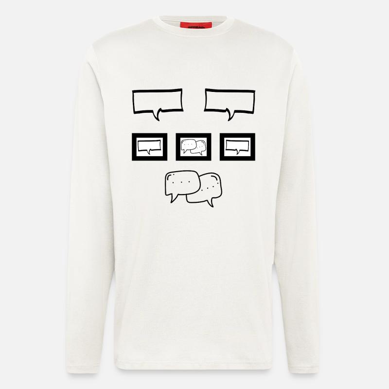 LE SILENCE - Langarmshirt - made by SPREAD  - OFF WHITE