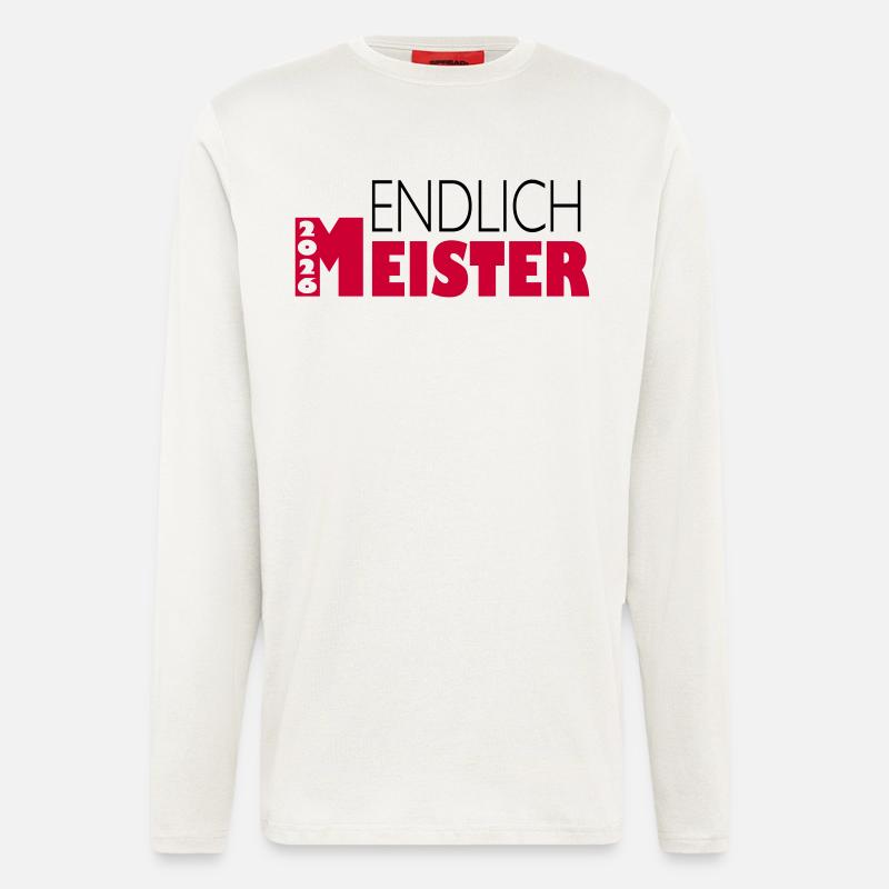 Endlich Meister 2026 - Langarmshirt - made by SPREAD  - OFF WHITE