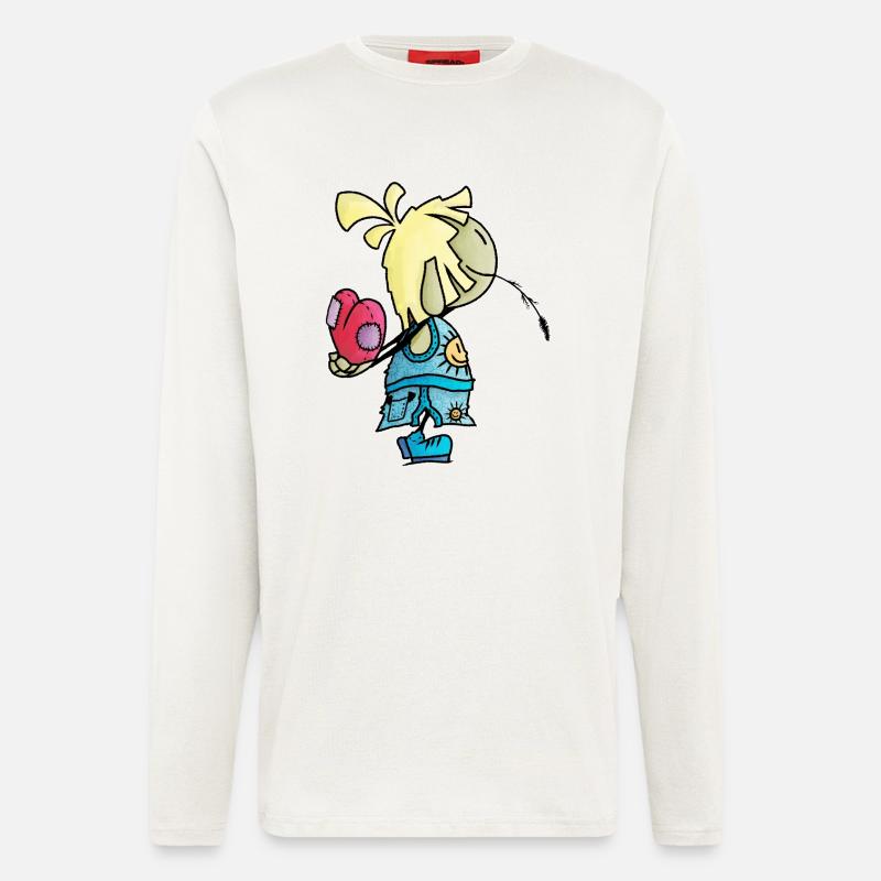 Mael - das riesige Herz / - Langarmshirt - made by SPREAD  - OFF WHITE