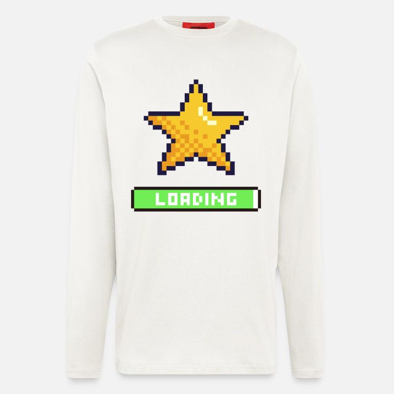 Loading Pixel Star - Longsleeve - made by SPREAD  - OFF WHITE