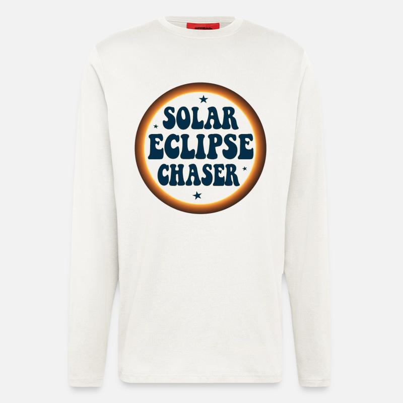 Solar eclipse chaser - Longsleeve - made by SPREAD  - OFF WHITE