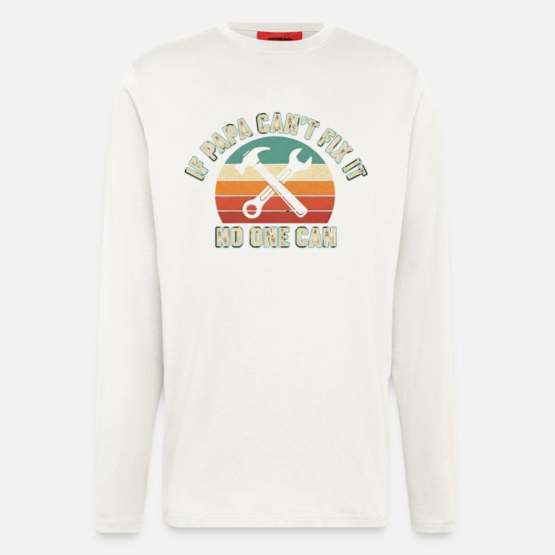 Dad can't fix everything - Longsleeve - made by SPREAD  - OFF WHITE