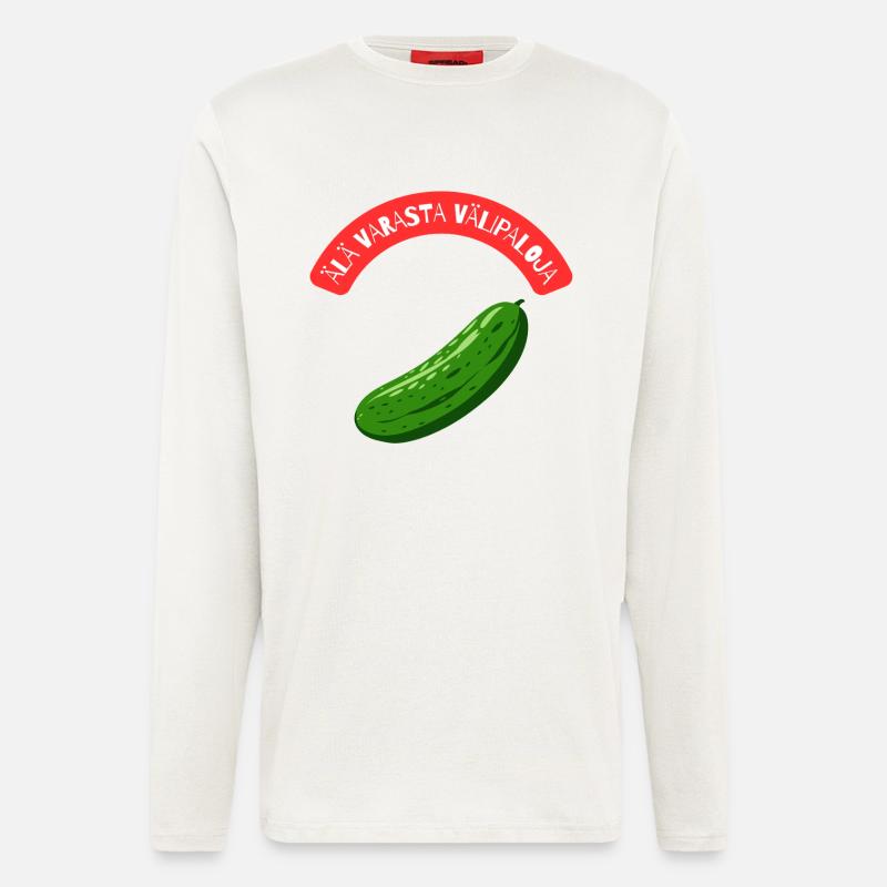 Klau keine Snacks. - Langarmshirt - made by SPREAD  - OFF WHITE