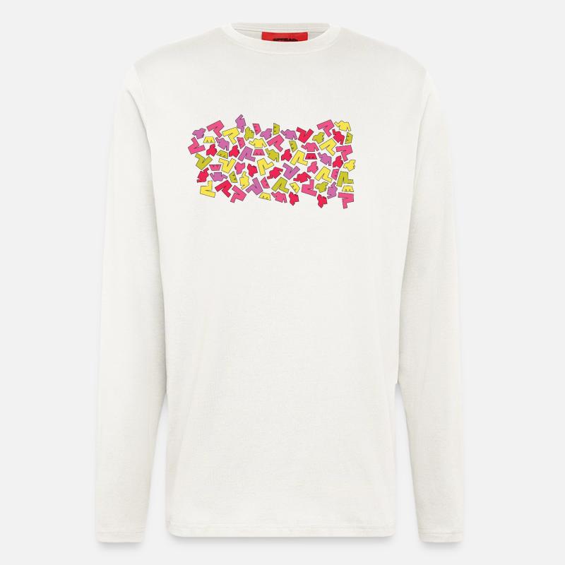Cool clothing pattern  - Longsleeve - made by SPREAD  - OFF WHITE