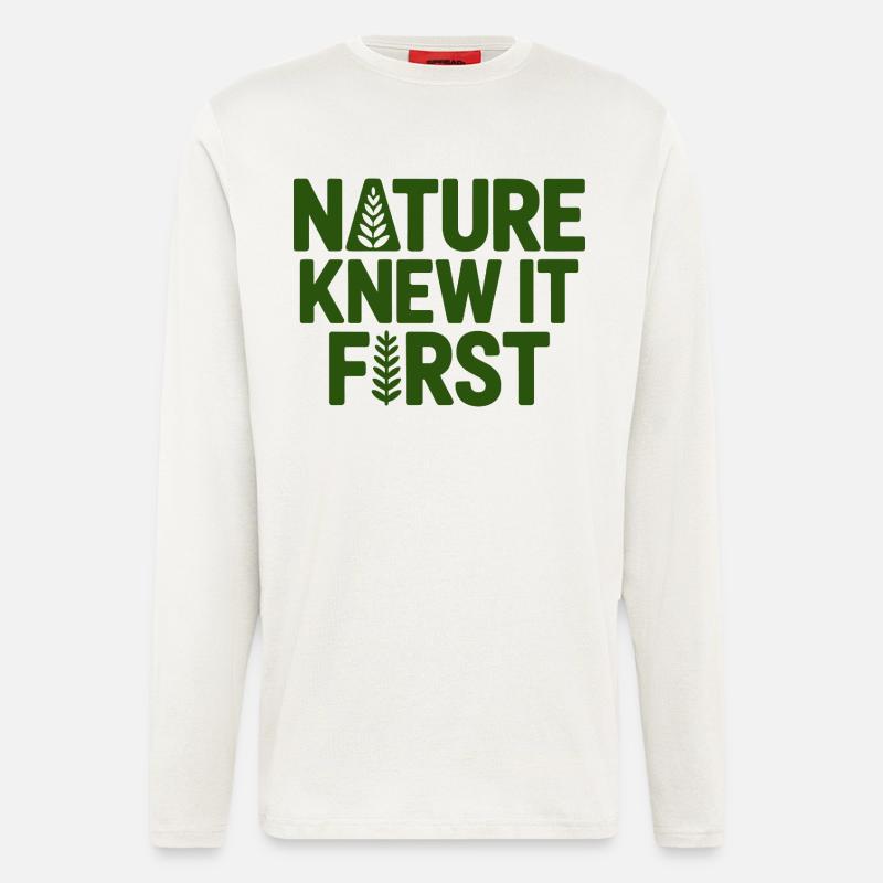 Naturopath Nature Knew It First Professional - Longsleeve - made by SPREAD - OFF WHITE