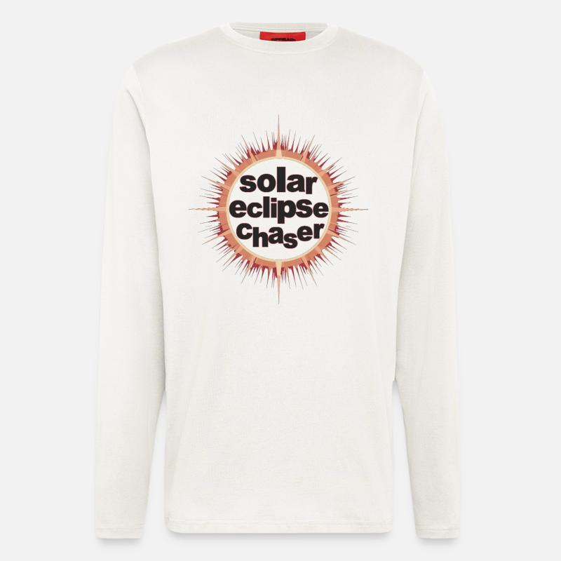 Solar eclipse chaser - Longsleeve - made by SPREAD  - OFF WHITE