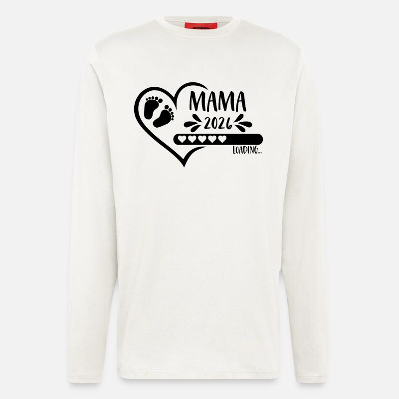 Mama 2026 Loading - Longsleeve - made by SPREAD  - OFF WHITE