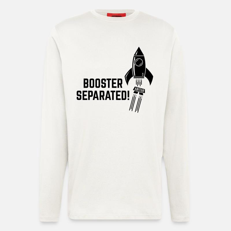 Booster Separated! (Abitur / Abi / Abiturient / B) - Langarmshirt - made by SPREAD  - OFF WHITE