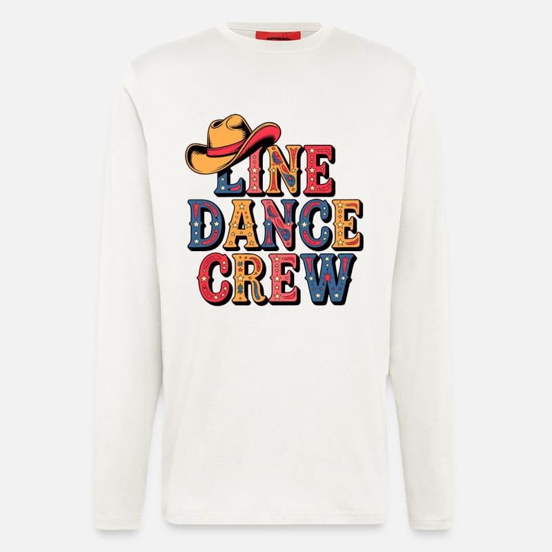 Line Dance Team - Longsleeve - made by SPREAD  - OFF WHITE