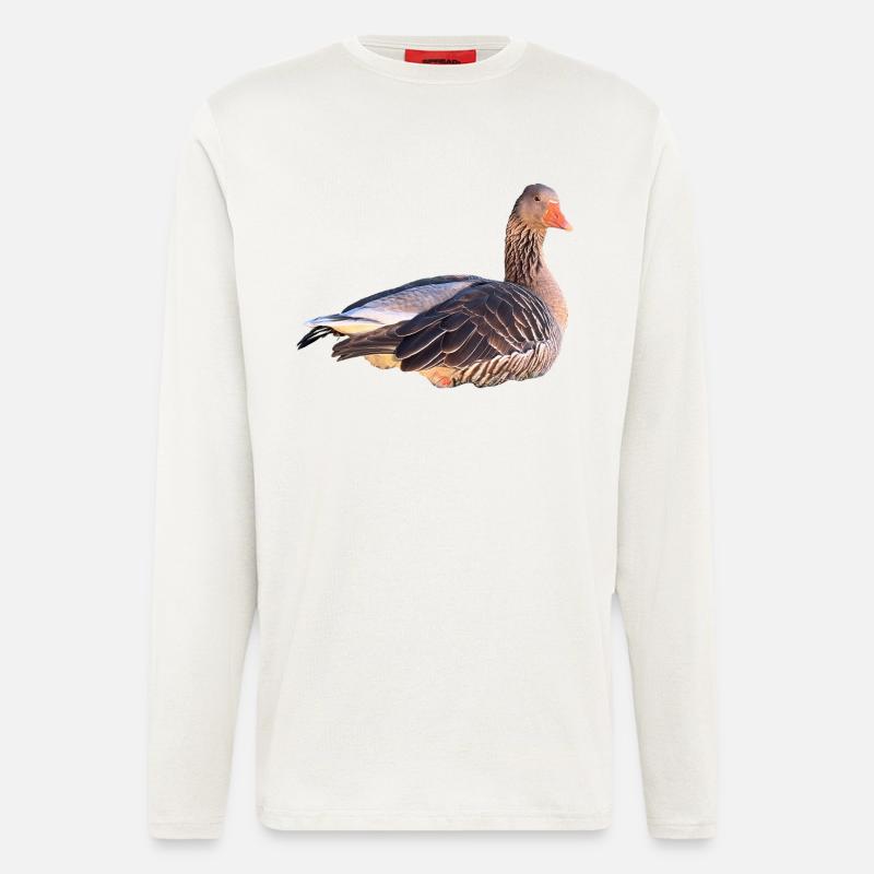 Graugans - Langarmshirt - made by SPREAD  - OFF WHITE