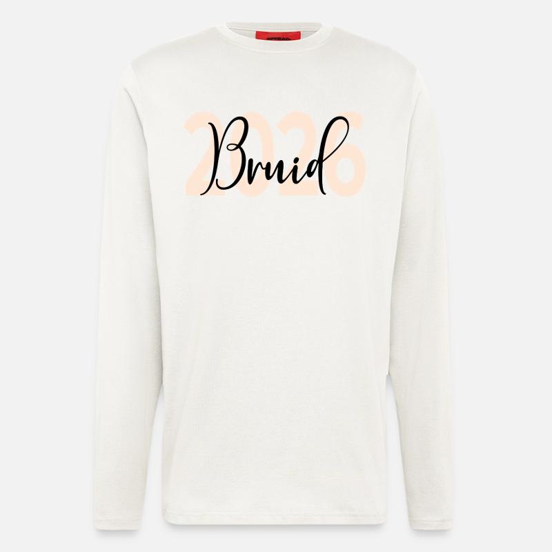 Bruiloft Bruid 2026 - Longsleeve - made by SPREAD  - OFF WHITE