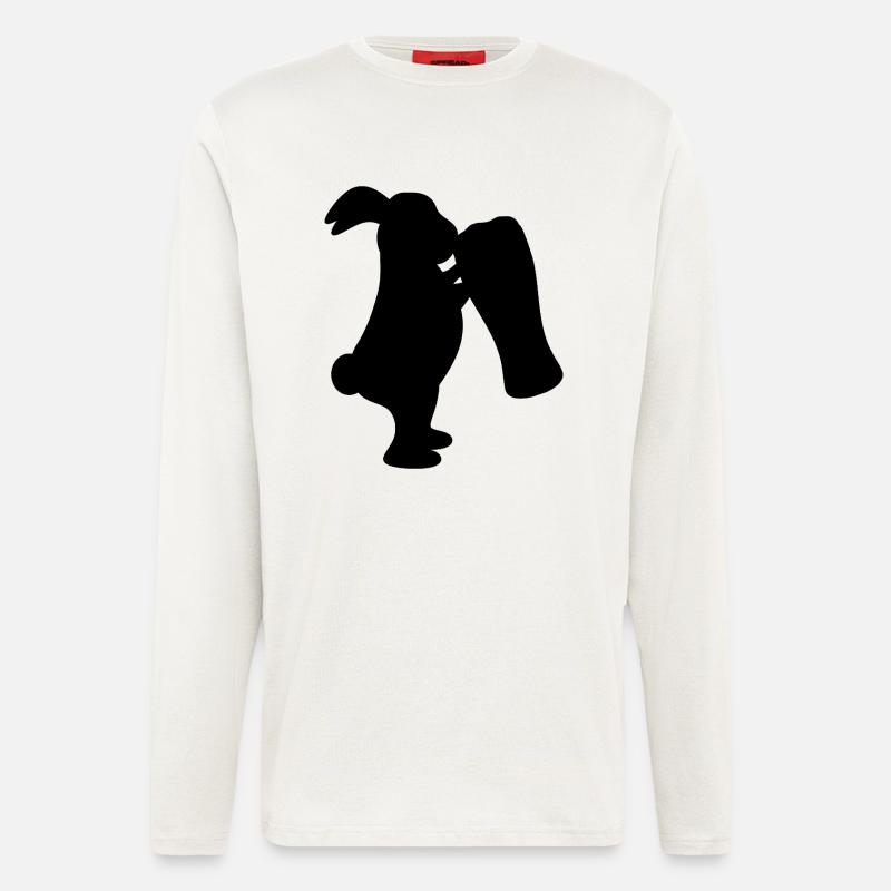Beer Bunny Easter Bunny - Longsleeve - made by SPREAD  - OFF WHITE