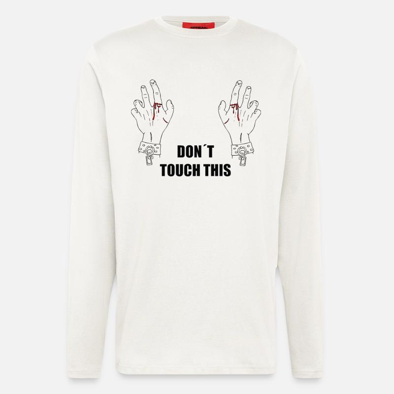 Don´t touch this - Langarmshirt - made by SPREAD  - OFF WHITE