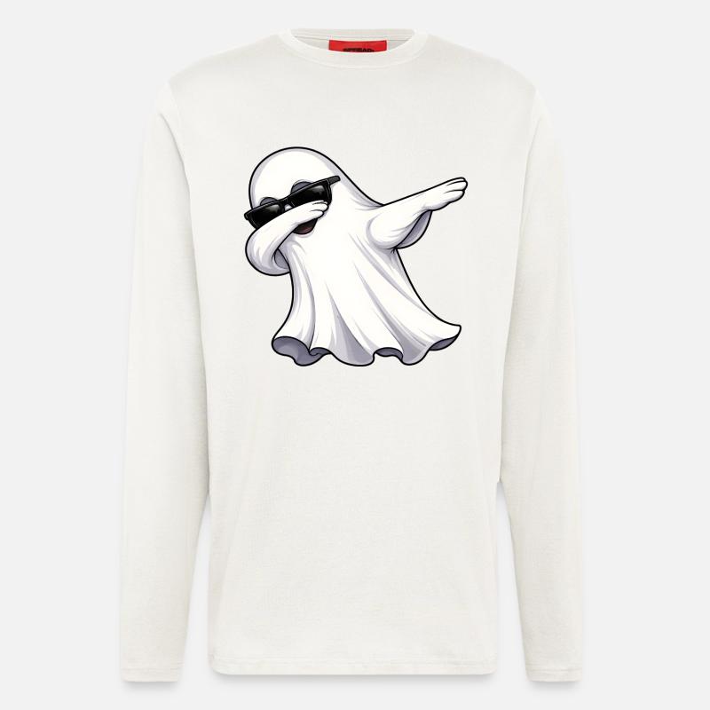 Dabbing Ghost - Longsleeve - made by SPREAD  - OFF WHITE