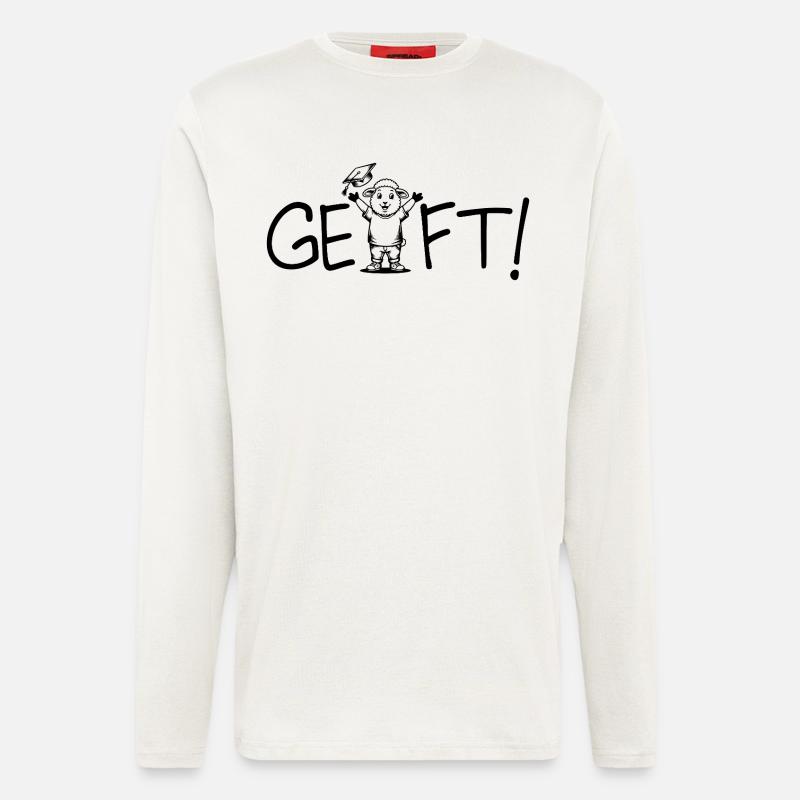 Geschafft! Abschluss - Langarmshirt - made by SPREAD  - OFF WHITE