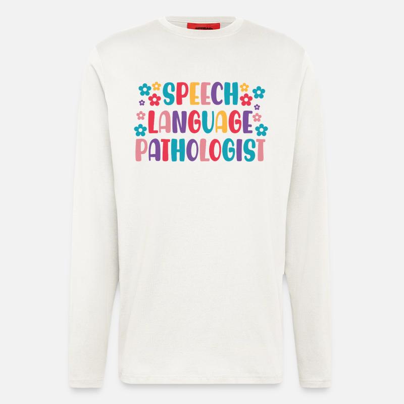 Speech Language Pathologist SLP - Longsleeve - made by SPREAD  - OFF WHITE