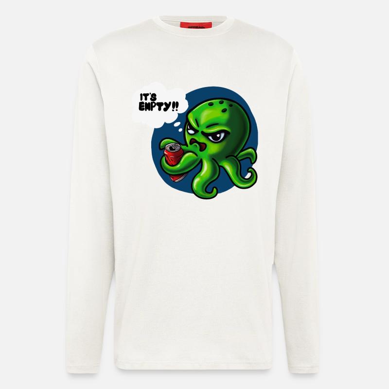 Grumpy Kraken - Longsleeve - made by SPREAD  - OFF WHITE