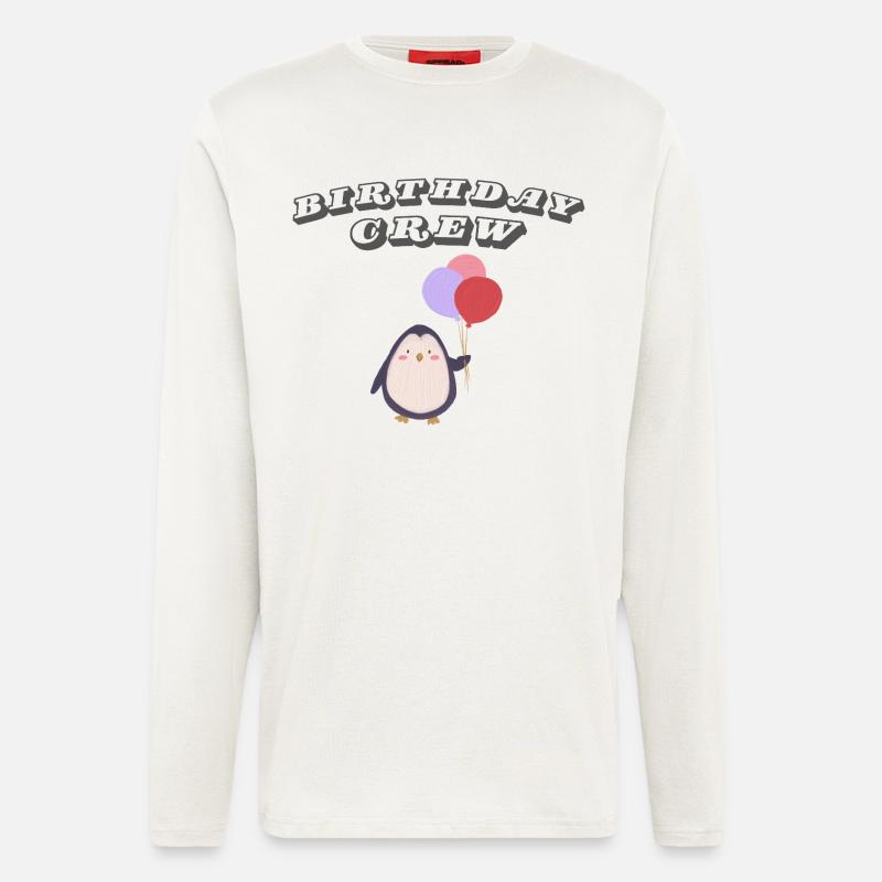 Birthday Crew - Langarmshirt - made by SPREAD  - OFF WHITE